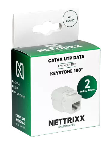 CAT6A UTP KS180W-S